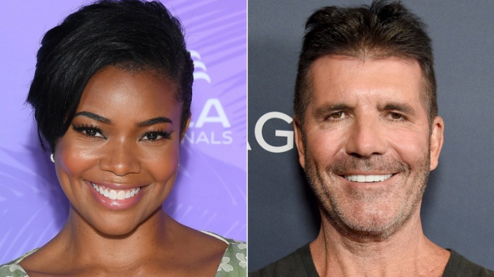 Gabrielle Union and Simon Cowell