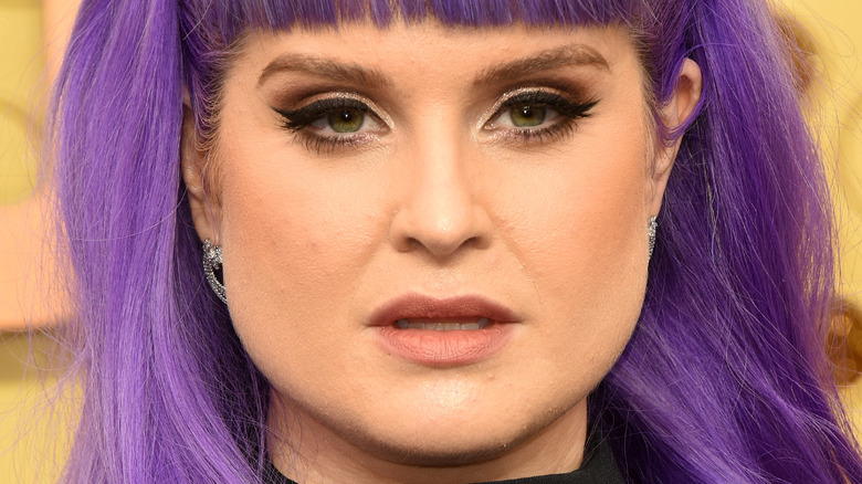 Kelly Osbourne staring