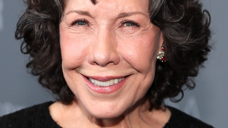 Lily Tomlin smiling