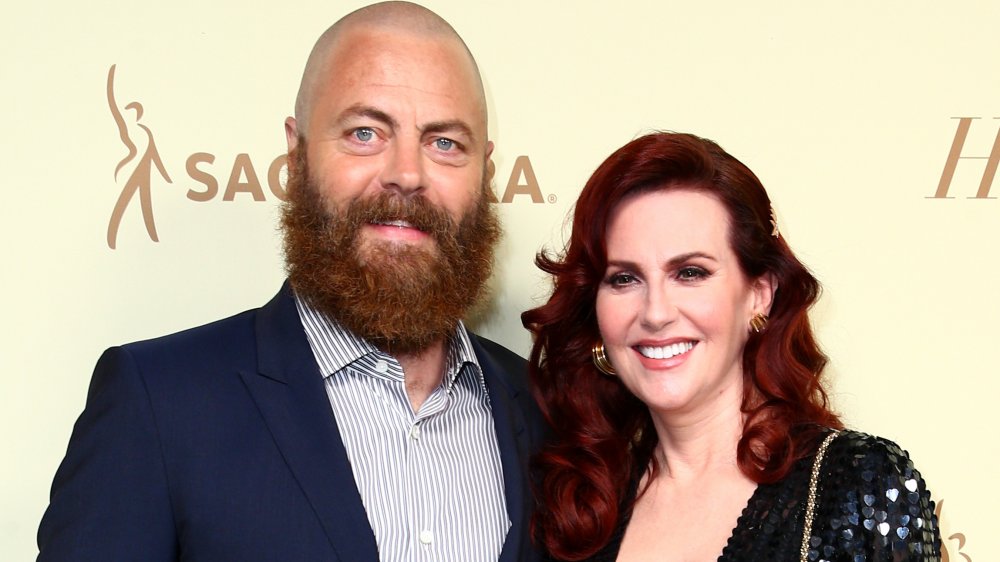 Nick Offerman and Megan Mullally