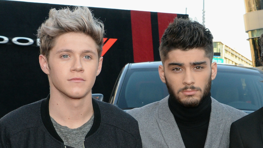 Niall Horan and Zayn Malik on the red carpet