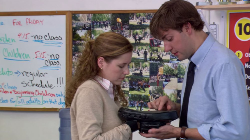 Pam and Jim on The Office