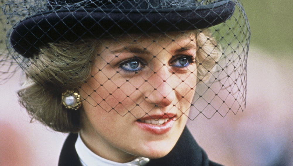 Princess Diana with a neutral expression