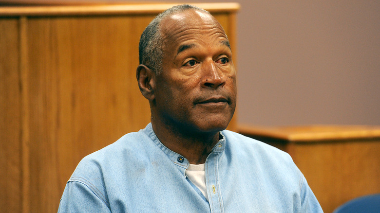 OJ Simpson looking unwell 