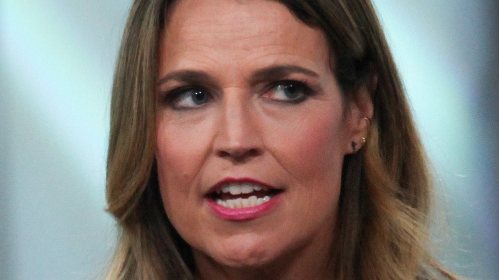 Savannah Guthrie staring 