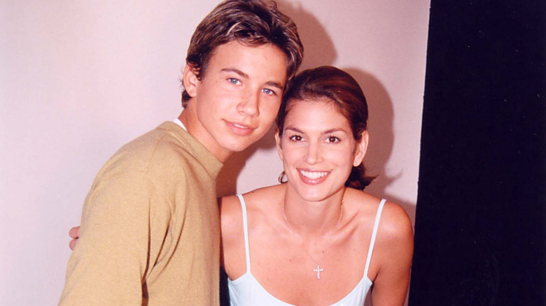 Jonathan Taylor Thomas and Cindy Crawford.