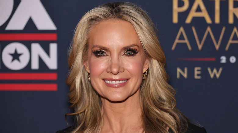 Dana Perino posing on the red carpet at the Fox Nation Patriot Awards