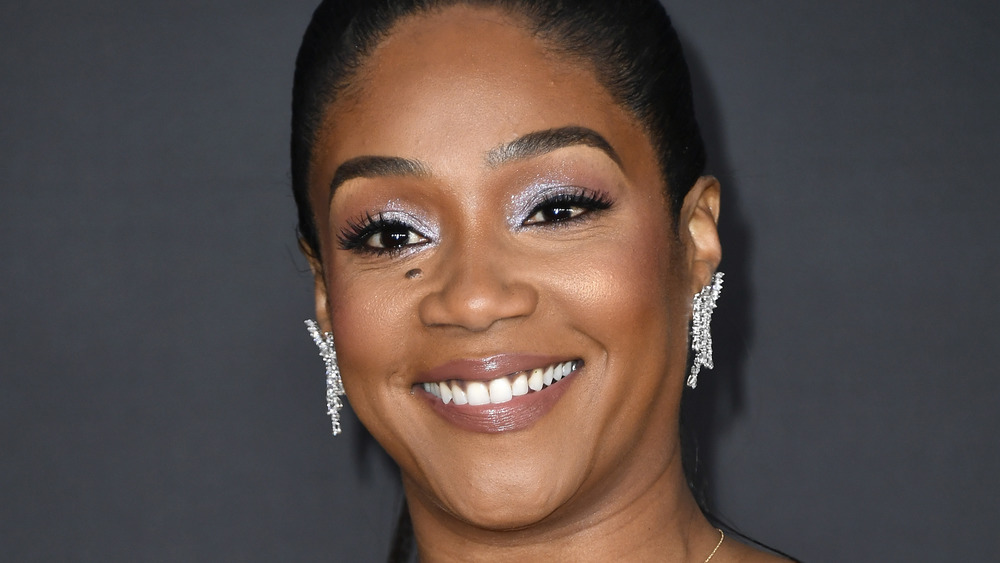 Tiffany Haddish posing on the red carpet