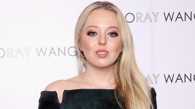Tiffany Trump posing on red carpet