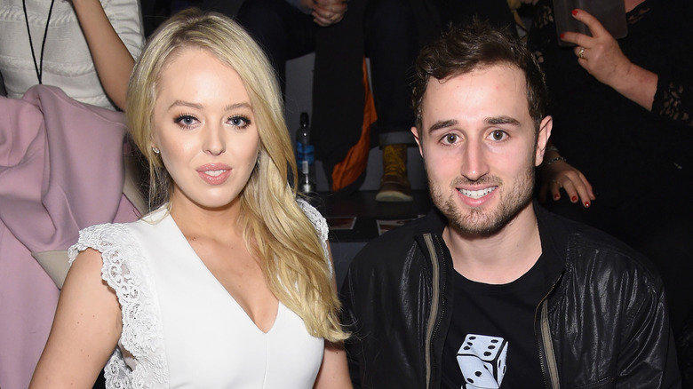 Tiffany Trump and Ross Mechanic smiling and posing
