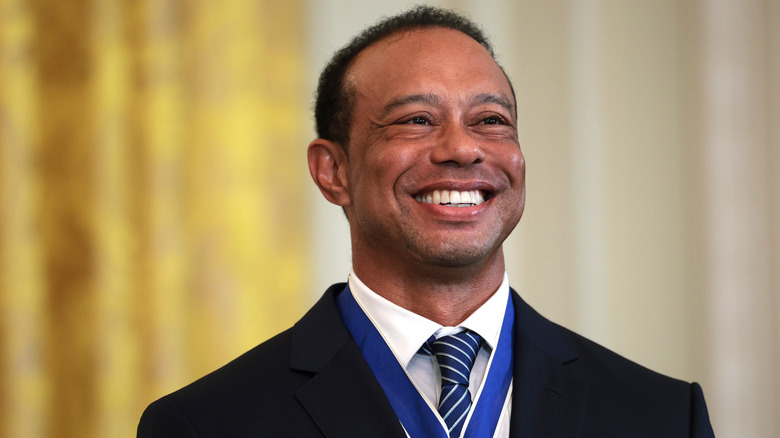 Tiger Woods at the White House