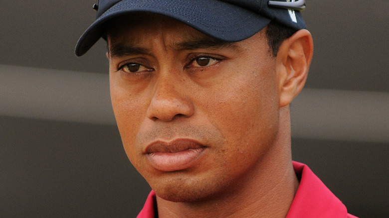 Tiger Woods serious