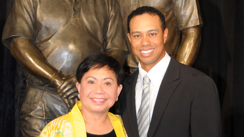 Tiger Woods and mom Kultida Woods