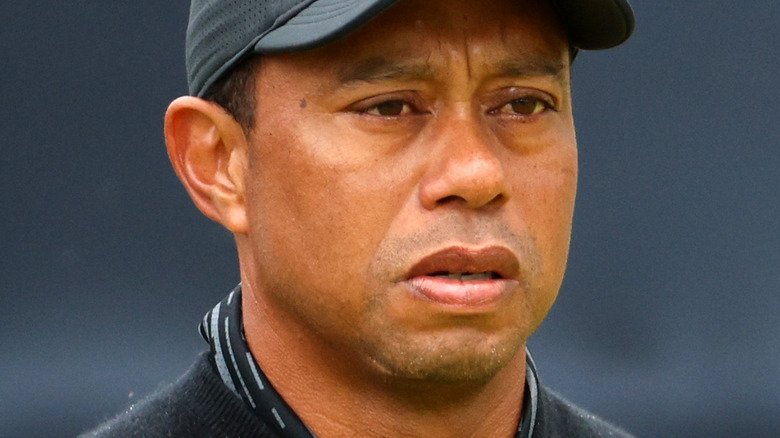 Tiger Woods serious