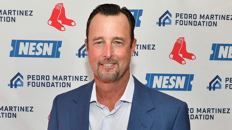 Tim Wakefield smiling