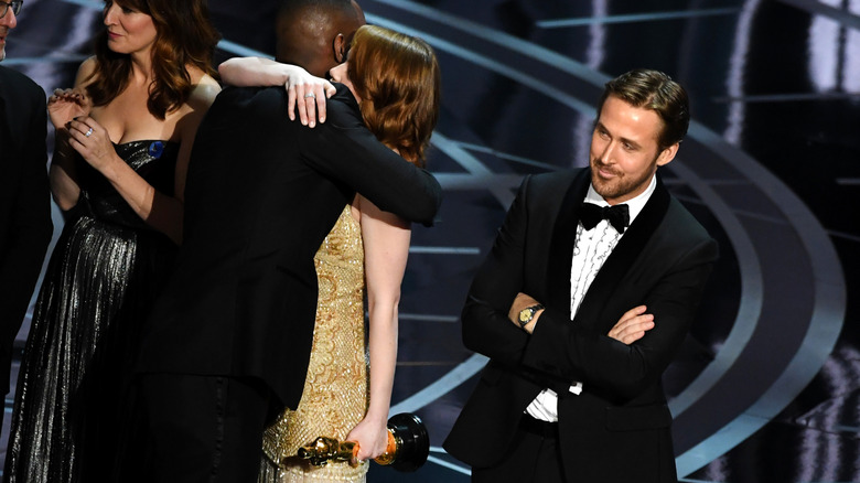 Ryan Gosling laughing