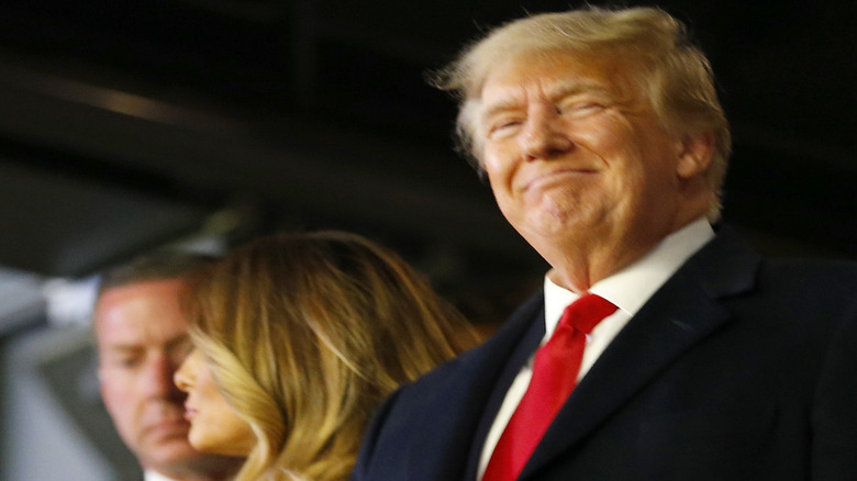 Trump smiling at camera