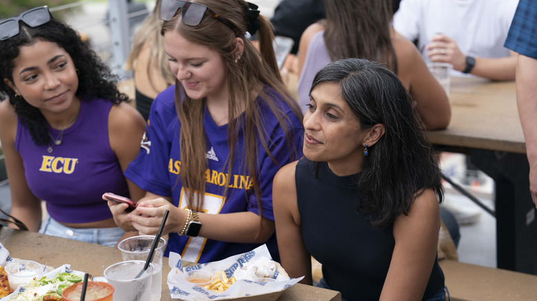 Usha Vance during a public engagement