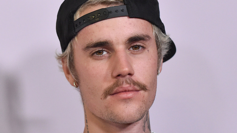Justin Bieber poses for a photo