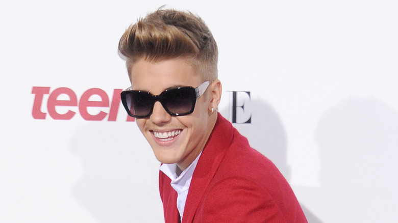 Justin Bieber smiling