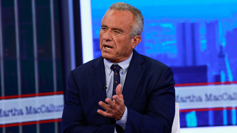 obert F. Kennedy Jr. appearing on "The Story With Martha MacCallum" at Fox News Channel Studios