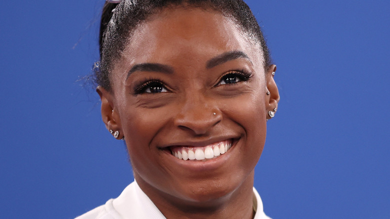 Simone Biles smiling