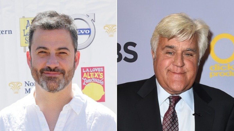 Jimmy Kimmel and Jay Leno