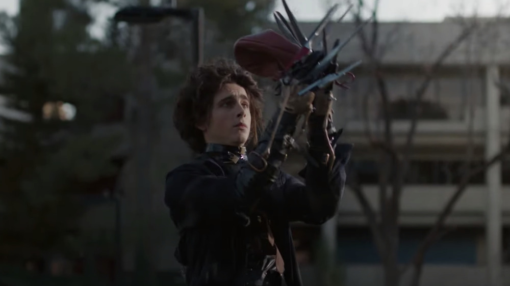 Timothee Chalamet in Cadillac Super Bowl commercial
