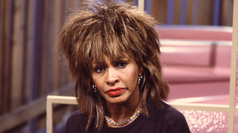 Tina Turner serious