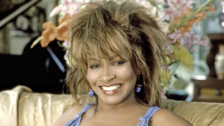 Tina Turner smiling