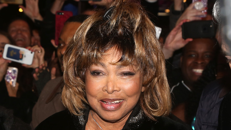 Tina Turner smiling