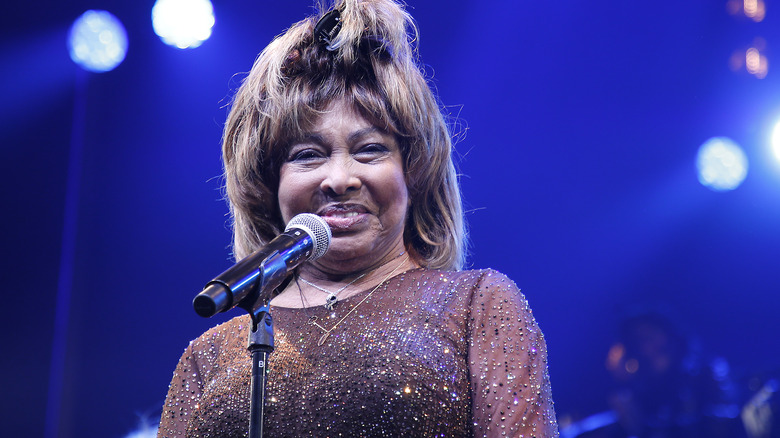 Tina Turner smiling