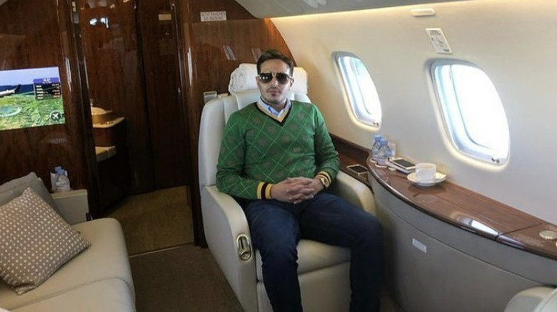 Simon Leviev private plane