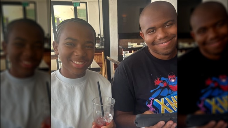 Ezekiel and Xen Martin smiling side by side.