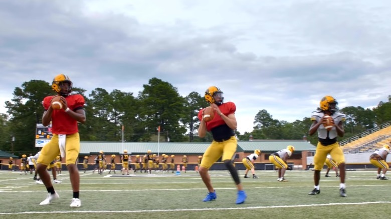 Football players in Titletown High