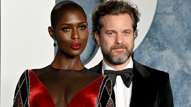 Jodie Turner-Smith and Joshua Jackson posing