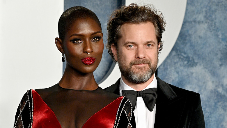 Jodie Turner-Smith and Joshua Jackson posing