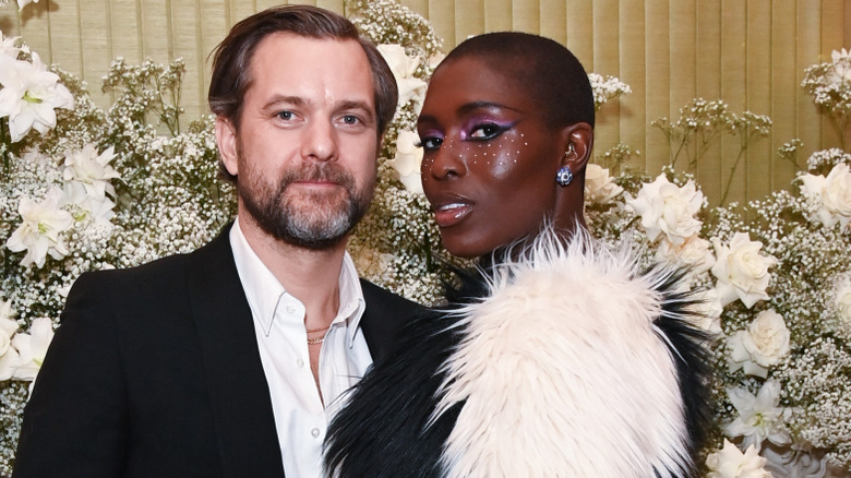 Joshua Jackson and Jodie Turner-Smith at an event