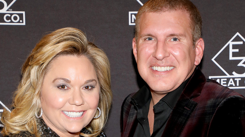 Julie and Todd Chrisley smiling