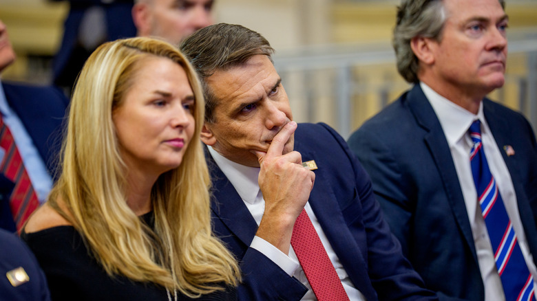 Todd Blanche and wife Kristine Blanche.