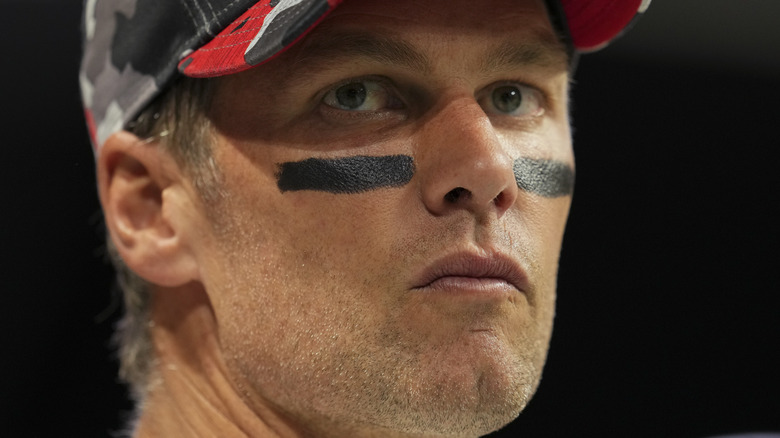 Tom Brady posing for photo