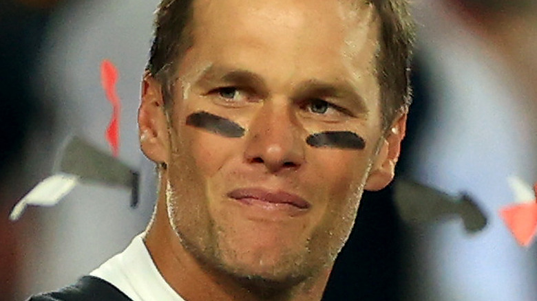 Tom Brady after winning the 2021 Super Bowl