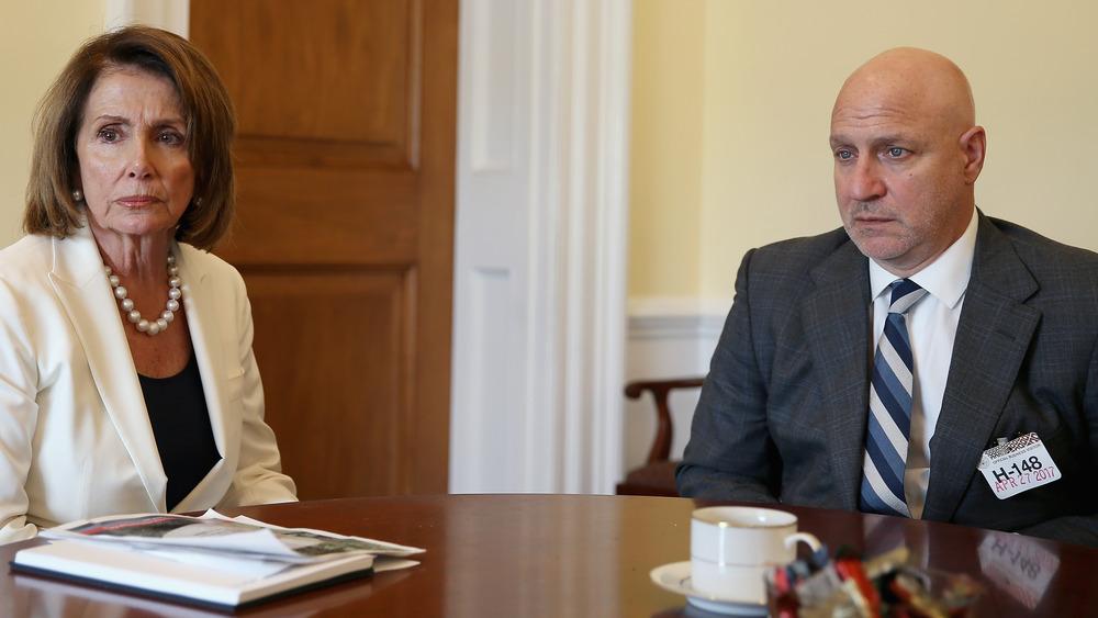 Nancy Pelosi and Tom Colicchio in Congress