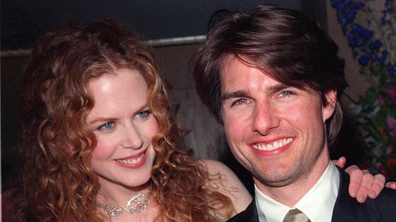 Nicole Kidman and Tom Cruise pose