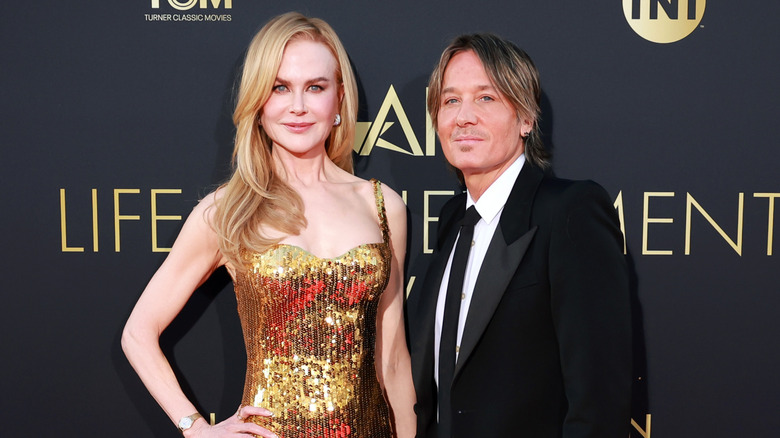 Nicole Kidman and Keith Urban pose in 2024