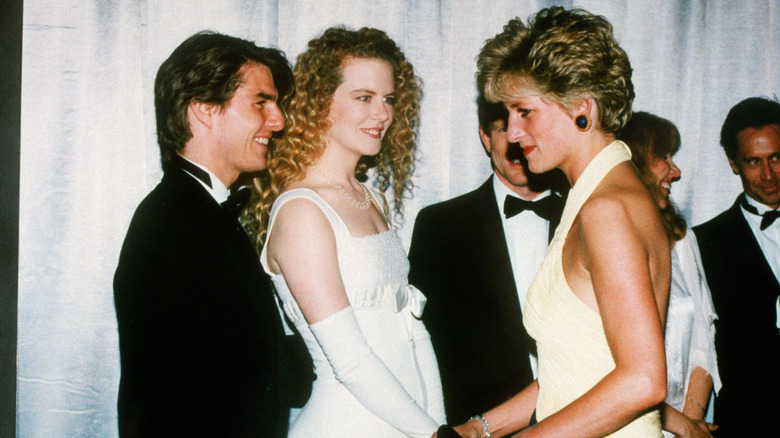Tom Cruise and Nicole Kidman with Princess Diana