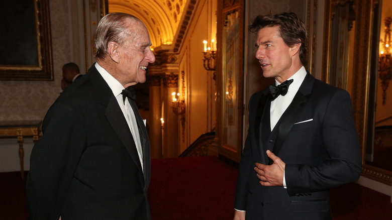Tom Cruise with Prince Phillip