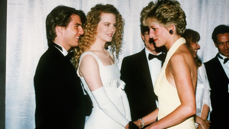 Tom Cruise and Nicole Kidman with Princess Diana