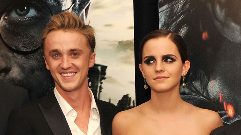 Tom Felton and Emma Watson