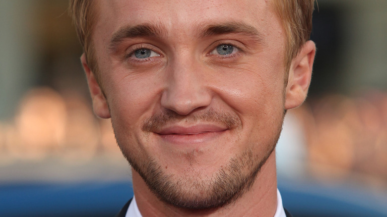 Tom Felton on the red carpet